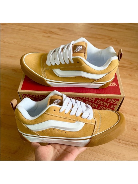 Vans Shoes - Vans Knu Skool Gum Bumper Honey Yellow Women 10.0 US